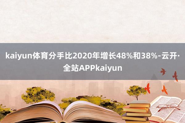 kaiyun体育分手比2020年增长48%和38%-云开·全站APPkaiyun